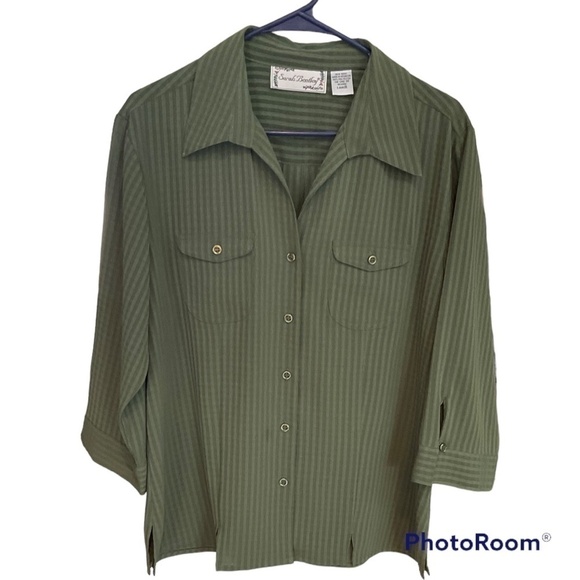 2 SARAH BENTLY BLOUSES SIZE LARGE NW/OT - Picture 2 of 7